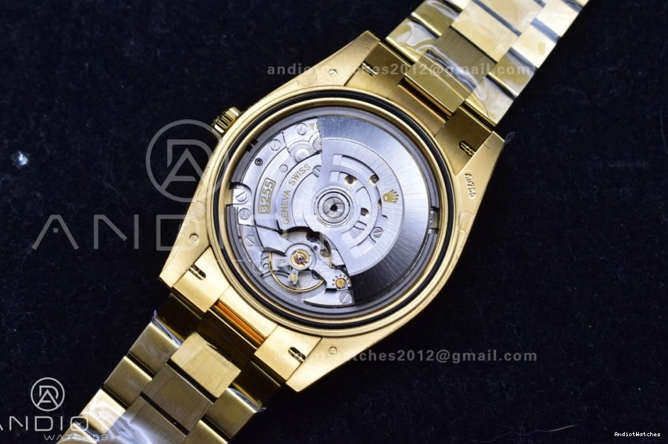 40 Edition VR3255 Dial Weight) Day THBF YG 660 Date (Gain Crystal Bracelet on Best President RelaxedFit 228238 1:1 Black 0727